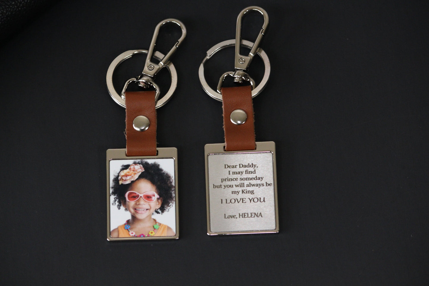 First Time Dad Gift, Drive Safe, Mom Gift, Metal Keychain - Birthday, Anniversary Calendar Date, Father's Day Gifts