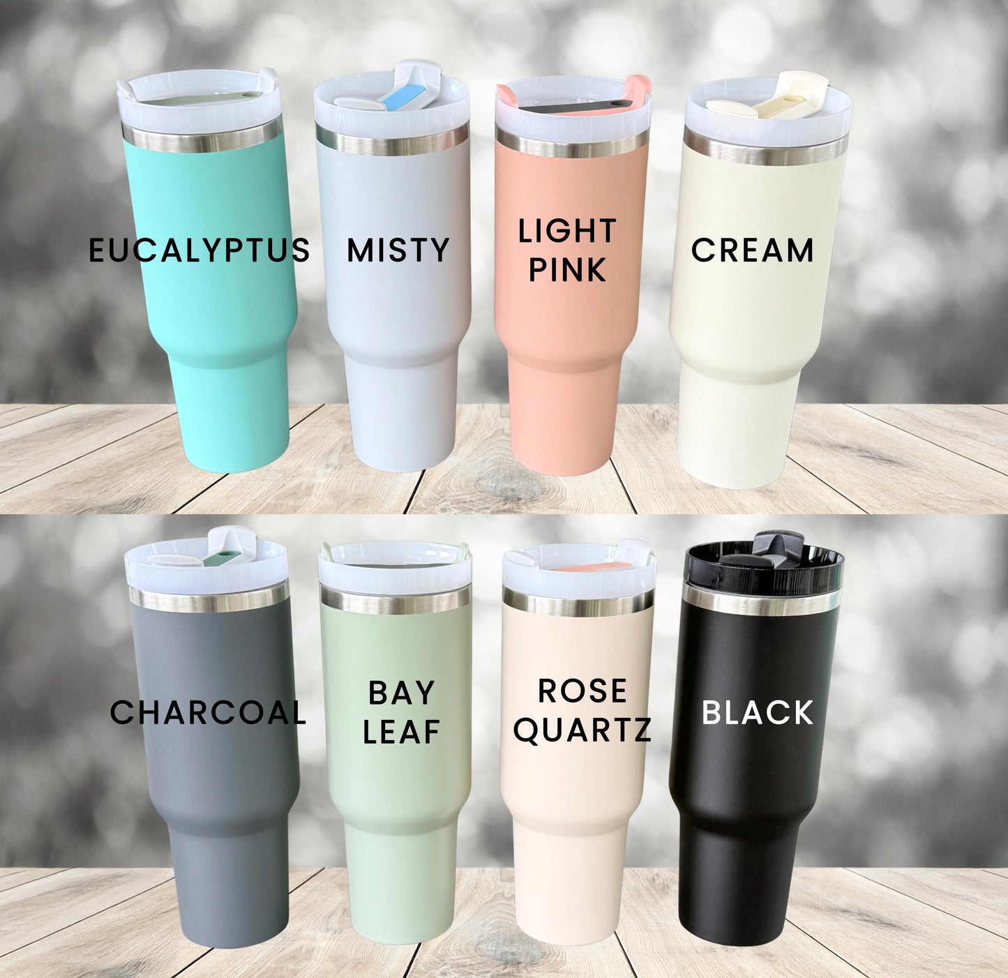 Personalized 40oz Tumbler with Handle: Custom Logo Travel Mug, Gift for Employees