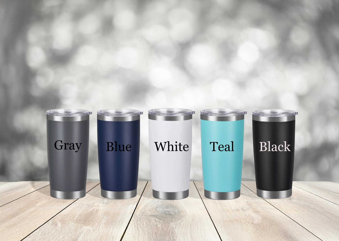 20oz Personalized Stainless Steel Tumbler - Travel Cup for Bachelor Parties | Great Gifts for Him & Her | Gifts for Employees