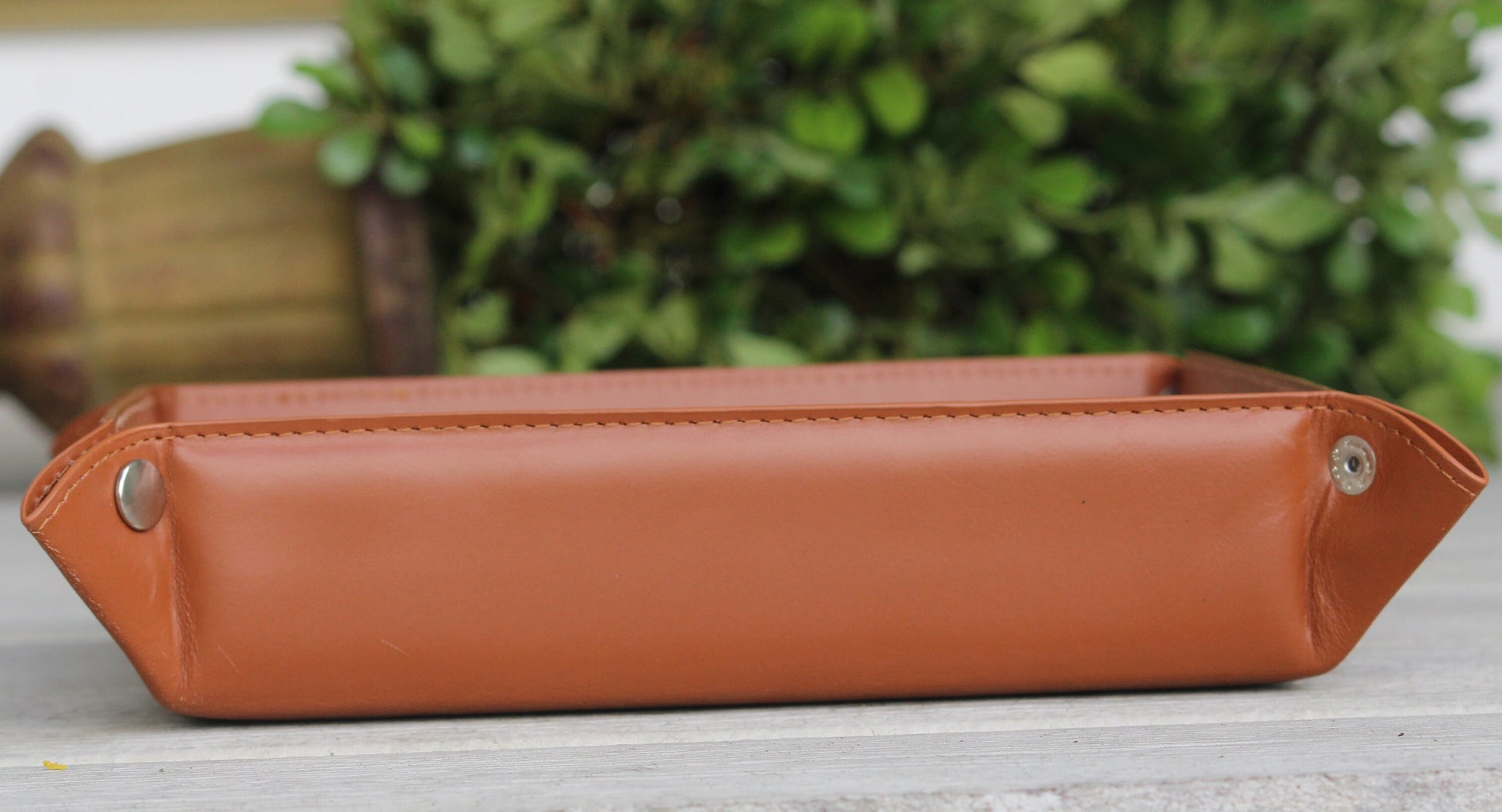Personalized Leather Valet Tray, Customized Gift, Office Gift, Kids Drawing, Handwritten Gift, Groomsmen Gifts, Father's Day Gift