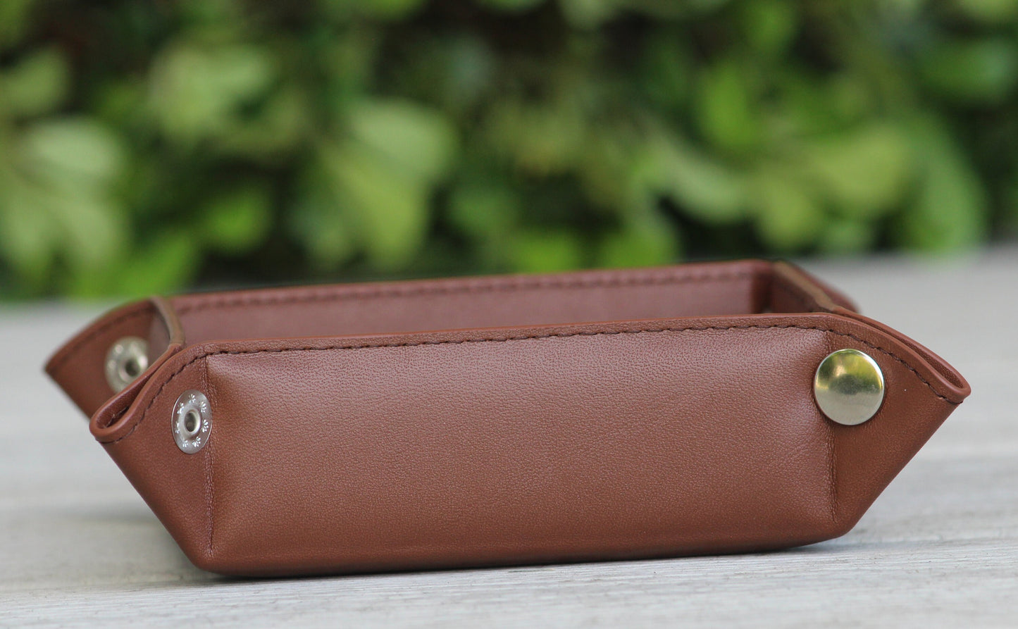 Personalized Leather Tray, Valet Tray, Customized Gift, Office Gift, Boyfriend Girlfriend Gift - Birthday - Anniversary - Wedding Gift