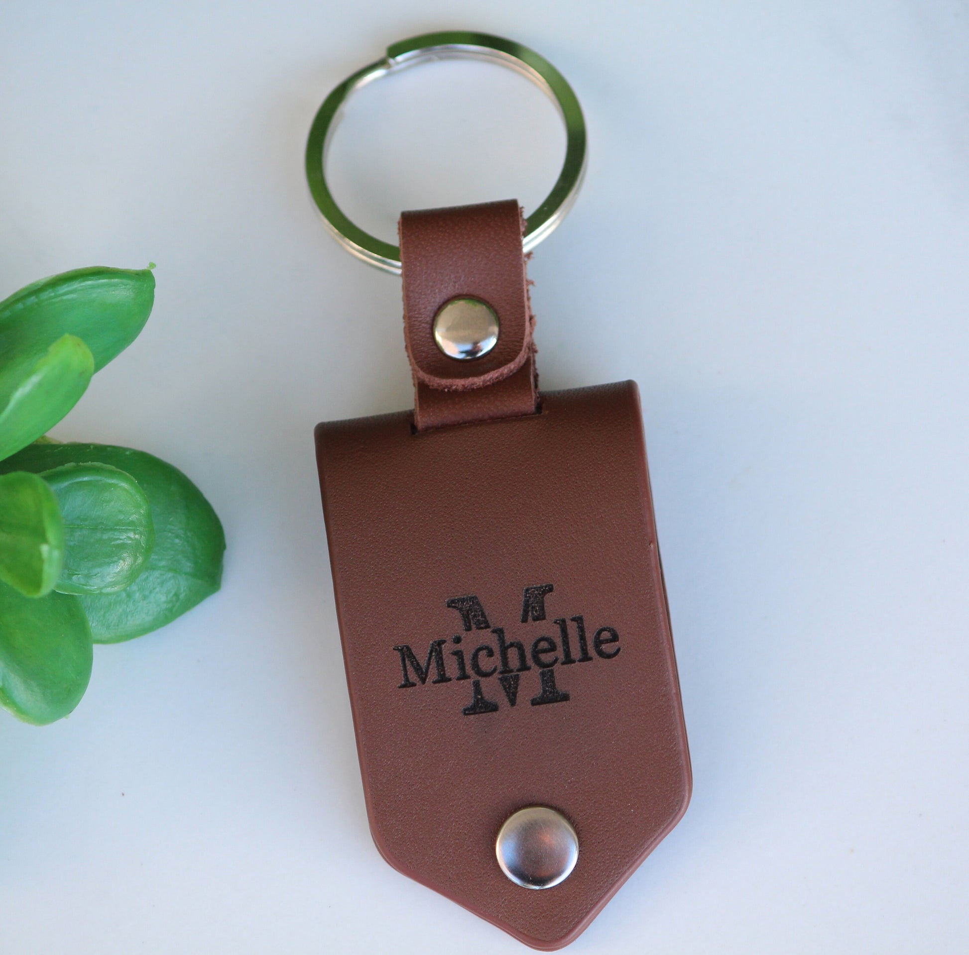 Personalized Leather, Double Sided Photo, Drive Safe, Hidden Personal Message, Birthday, Anniversary, Wedding, Dad, Grandpa Fathers Day Gift