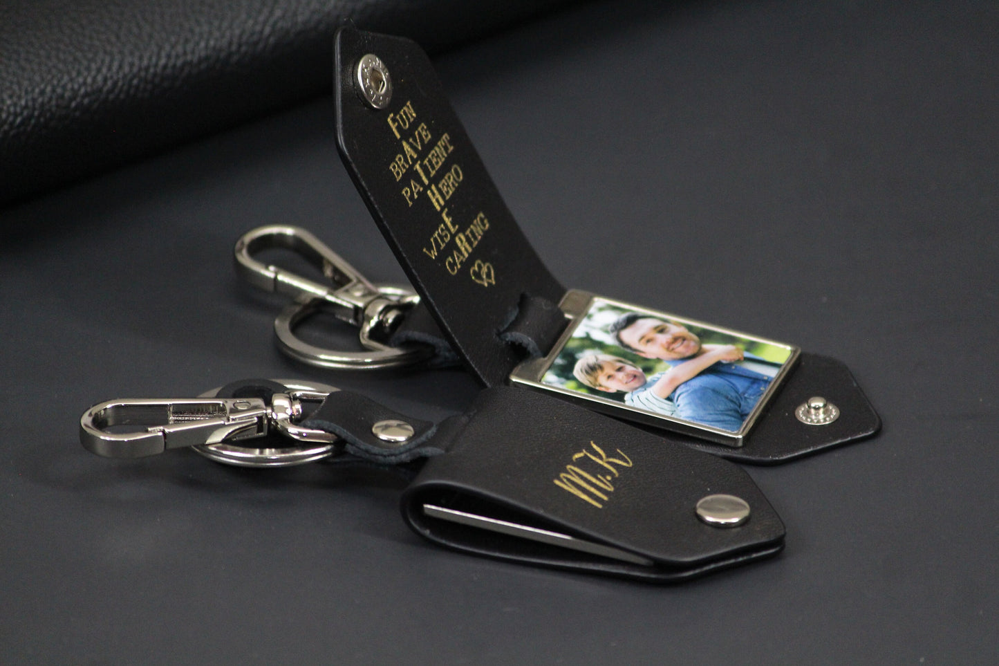 Personalized Photo Keychain Husband Boyfriend Engagement Anniversary Calendar, 1st Dating Date, Drive Safe Keychain