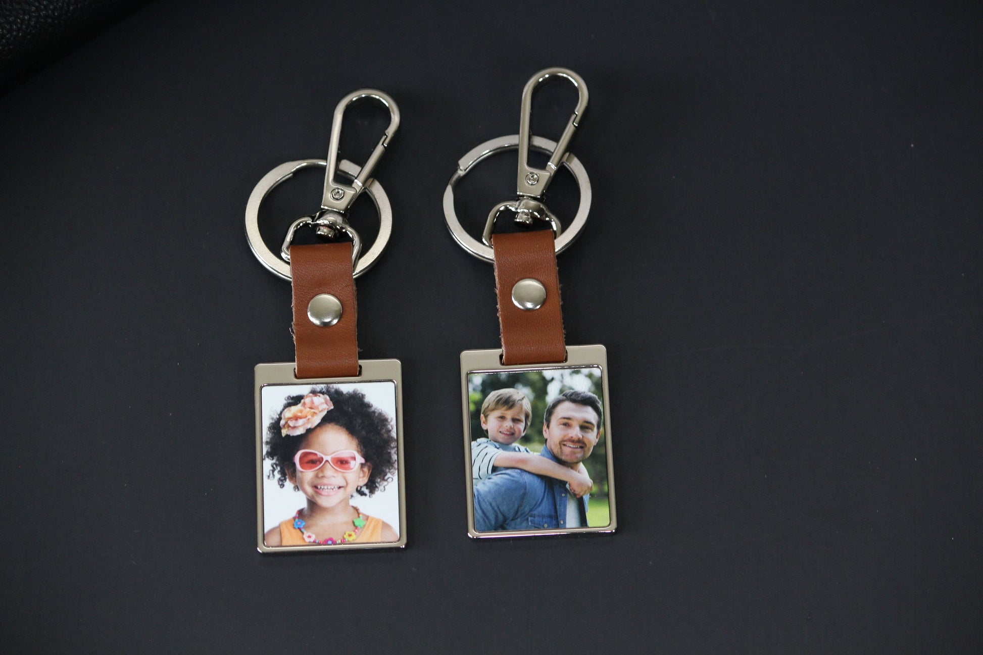 First Time Dad Gift, Drive Safe, Mom Gift, Metal Keychain - Birthday, Anniversary Calendar Date, Father's Day Gifts