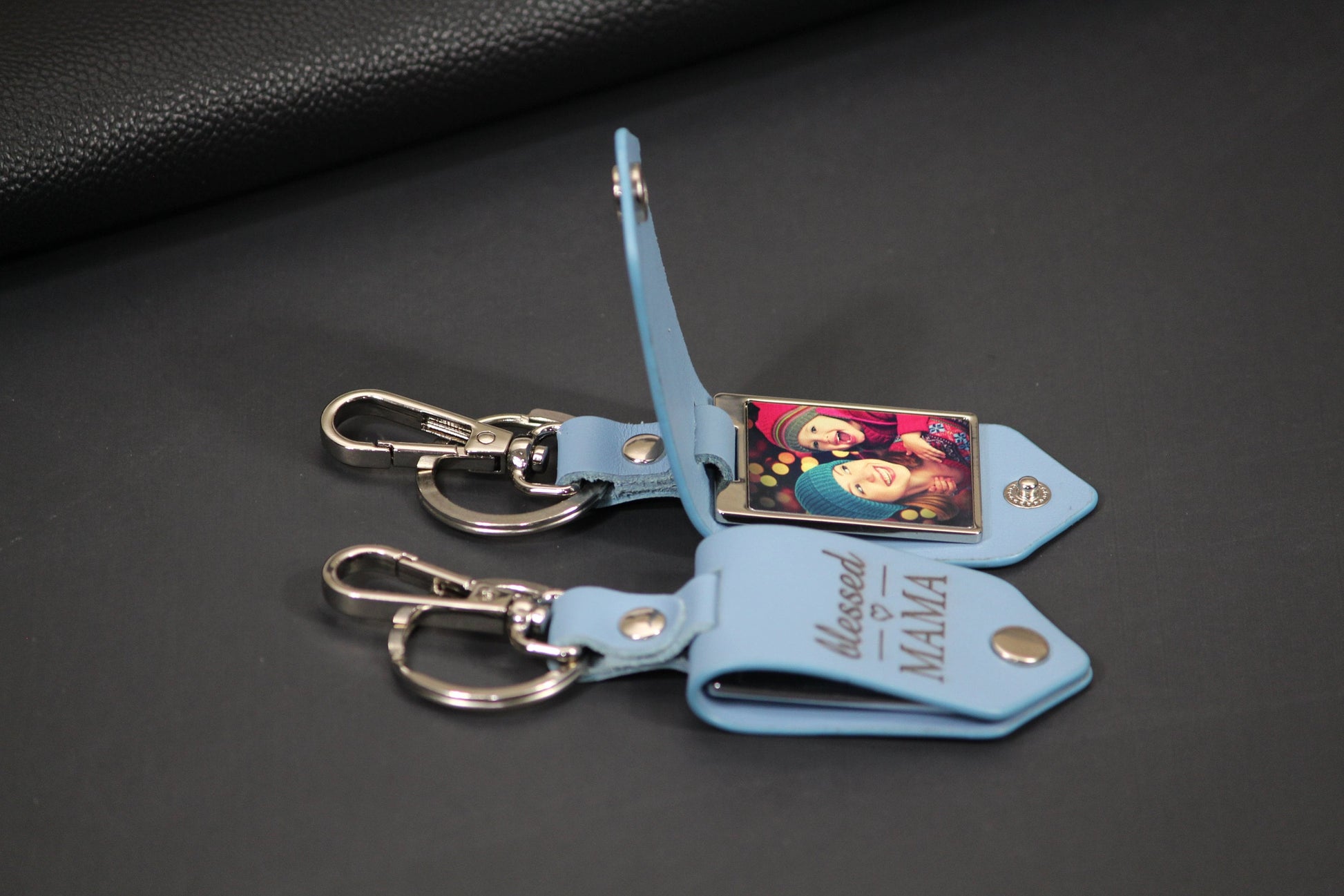 Mother's Day, Personalized Leather, Memorial Gift , Remembrance, Drive Safe, Loss of a Loved One - Birthday, Anniversary, Wedding Gift