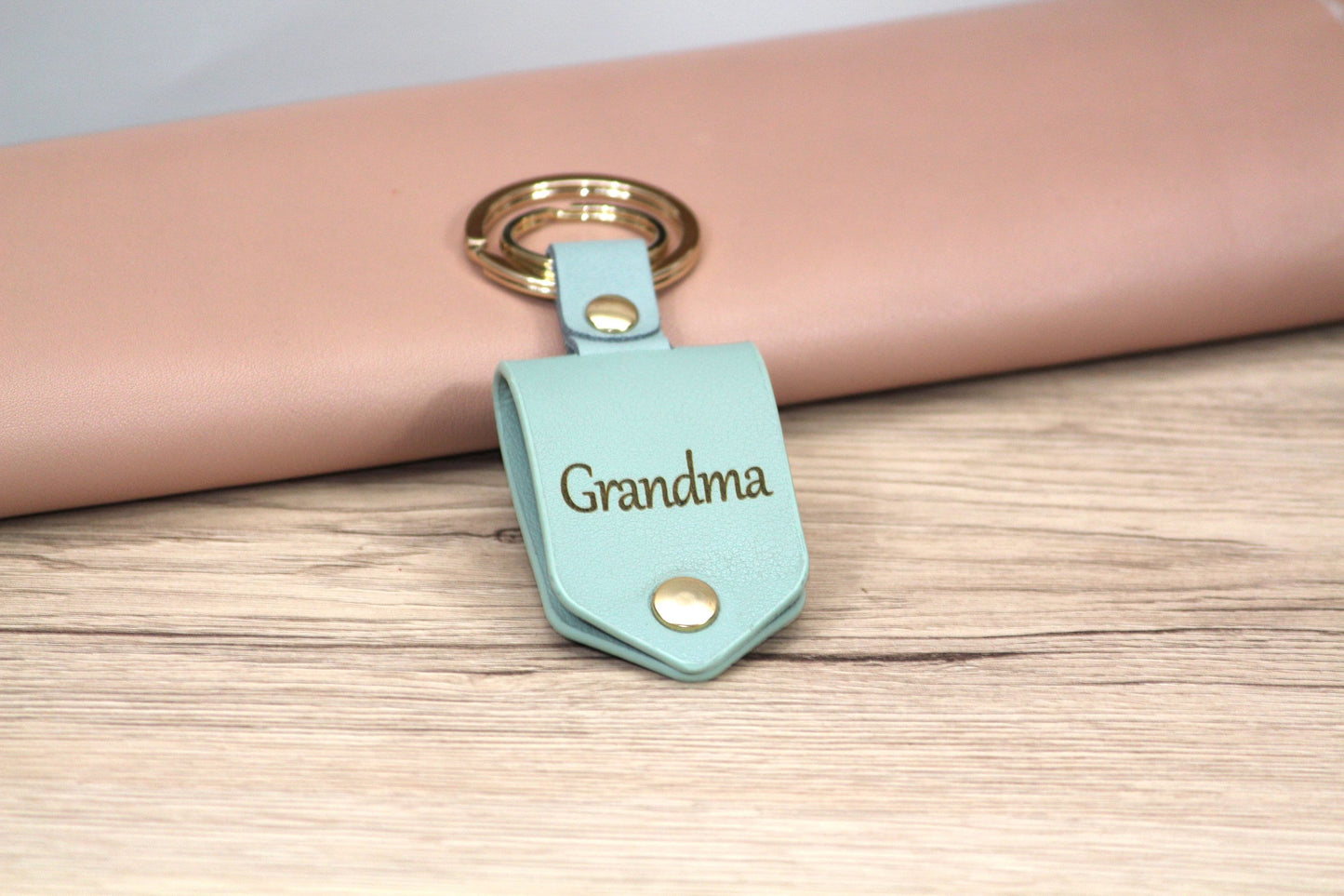 Personalized Leather Photo Keychain, Drive Safe, First Time Mom Dad - Birthday, Anniversary, Father's Day, Father's Day Gifts