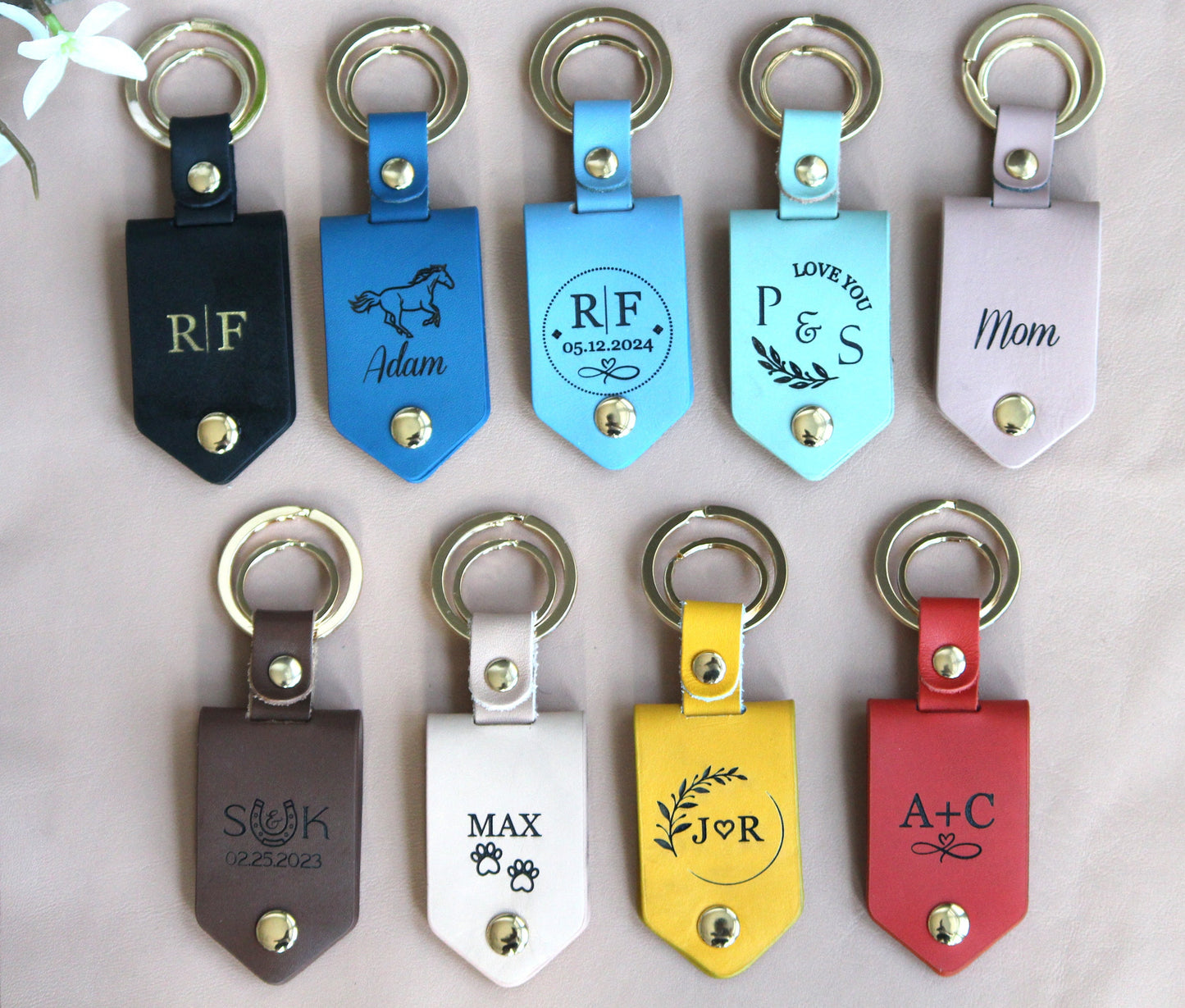 Personalized Photo Keychain Husband Boyfriend Engagement Anniversary Calendar, 1st Dating Date, Drive Safe Keychain, Christmas Gift for Men