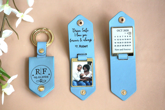 Christmas Gifts For Boyfriend,Husband, Men, Drive Safe Keychain, First Time Dad Mom Gift, Boyfriend Anniversary Gift, Date Keychain